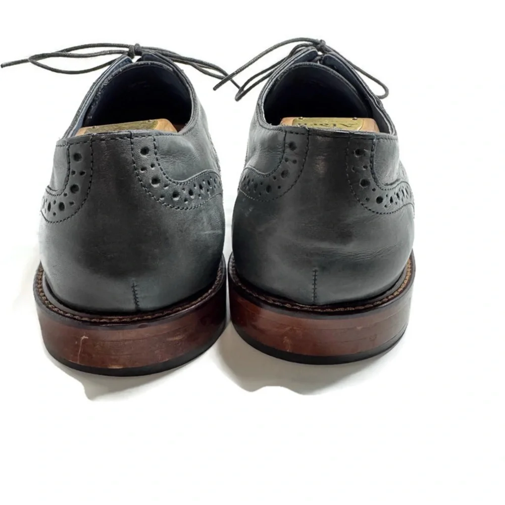 JOSEPH ABBOUD LEATHER BROGUE SHOES